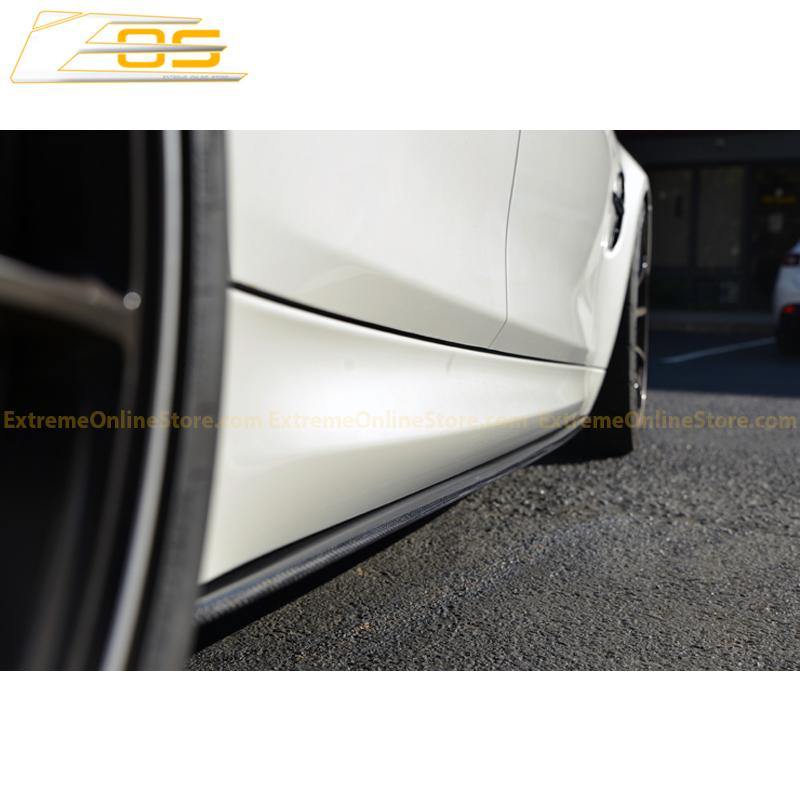 2014-20 BMW F80 M3 Carbon Fiber Side Skirts Rocker Panels
