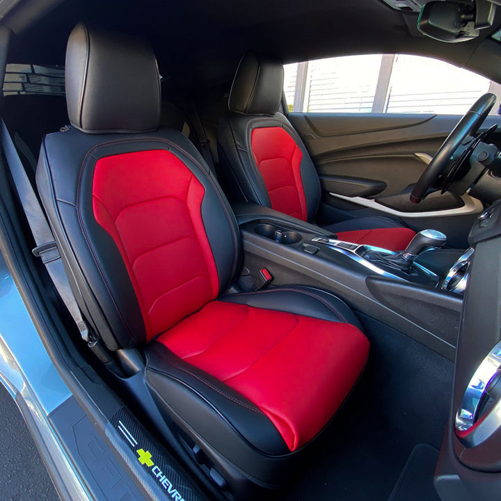 6th Gen Camaro Coupe Custom Leather Seat Covers