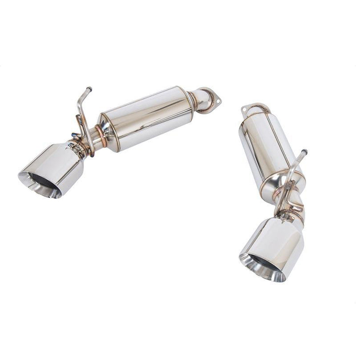 2009-Up Nissan 370Z Z34 Stainless Steel Axle Back 4.5" Dual Tips Exhaust - Extreme Online Store