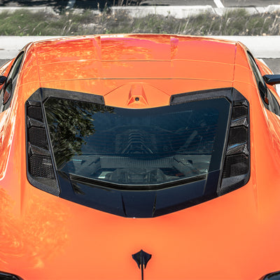 Corvette C8 Coupe Carbon Fiber Rear Hatch Vent