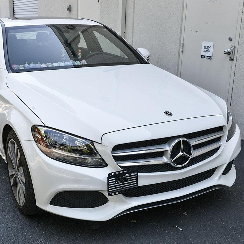 2015-Up Mercedes-Benz C-Class W205 Tow Hook License Plate Mount Bracket - Extreme Online Store