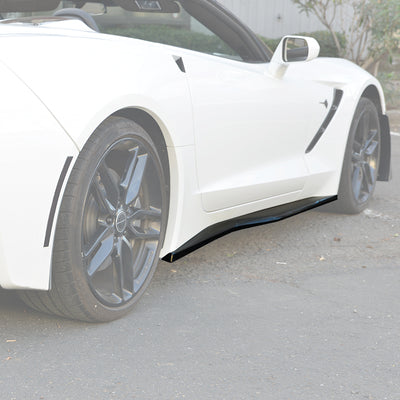 Corvette C7 Z06 Conversion Side Skirts Rocker Panels - ExtremeOnlineStore