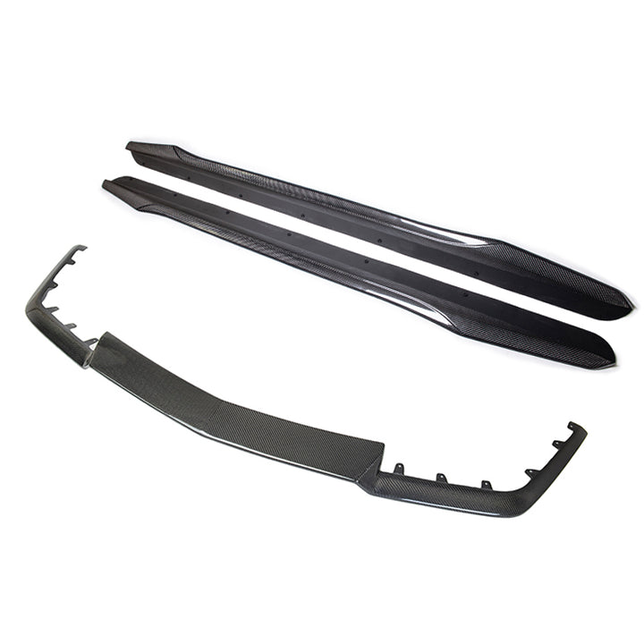 2009-15 Cadillac CTS-V Carbon Fiber Front Splitter &amp; Side Skirts