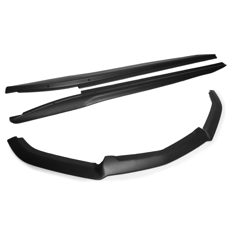 2014-19 Cadillac CTS Carbon Fiber Front Splitter &amp; Side Skirts