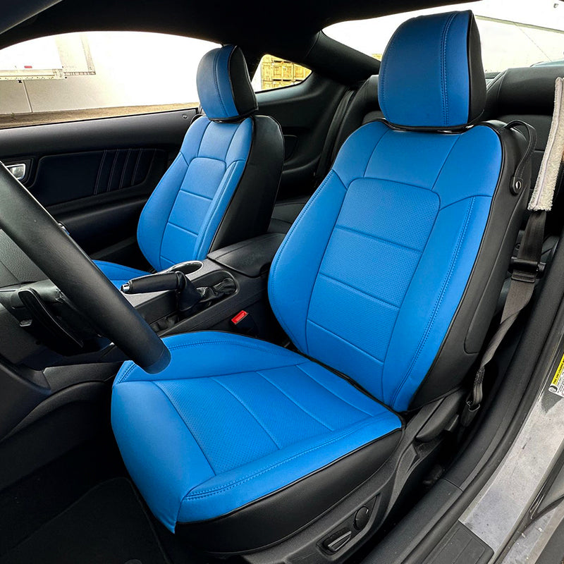 2015-Up Ford Mustang Custom Leather Seat Covers Upholstery